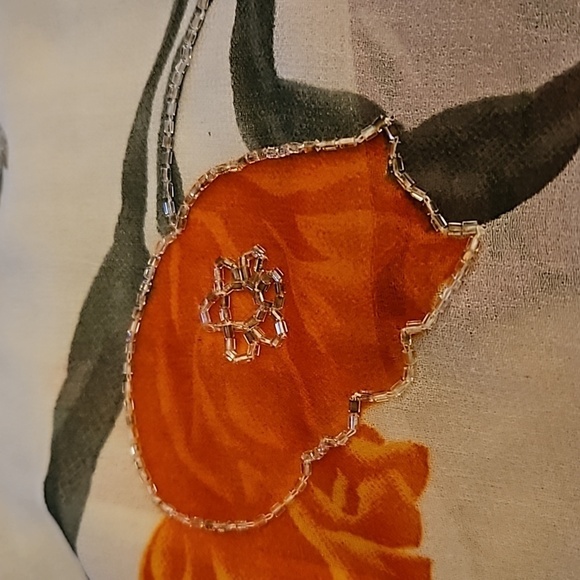 SACRED THREADS Canary Yellow Assymetric Floral Chiffon Sleeveless Maxi Dress - Picture 12 of 14